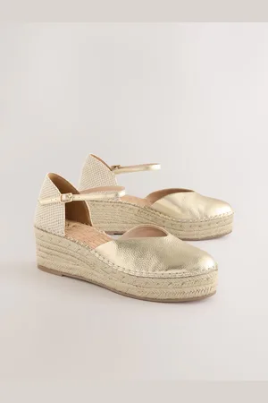 Next Forever Comfort Closed Toe Platform Espadrille Wedges7 EU 41