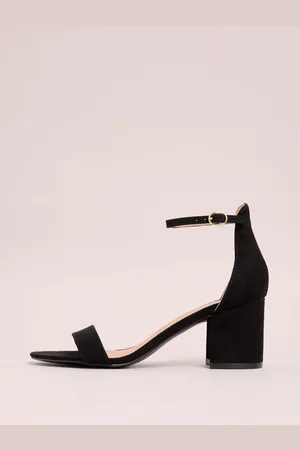 Friends Like These Low Block Heel Faux Suede SandalsEU 36 (UK 3)