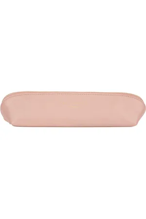 PURE LUXURIES LONDON Reeves Leather Cosmetic Brush BagJeden