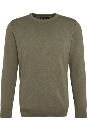 Barbour Mens 100% Cotton Pima Crew Neck Cotton JumperS