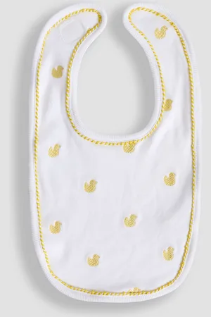 JoJo Maman Bébé Duck Embroidered BibJeden