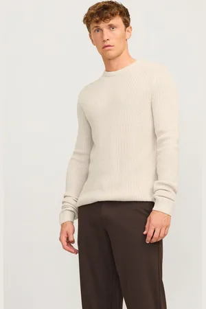 JACK & JONES Ribbed Round Neck Knitted JumperM
