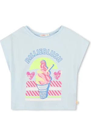 Billieblush Logo Ice Cream Graphic Short Sleeve T-Shirt8 lat (128 cm)