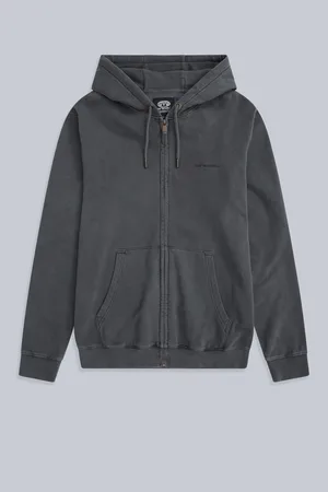 Animale Mens Woody Zip 100% Cotton HoodieX-Large