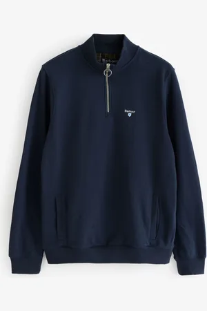 Barbour Beckhill Quarter Zip 100% Cotton SweatshirtL