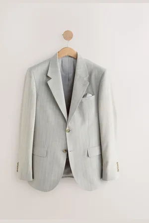 Next Slim Fit Signature Alfred British Wool Fabric Striped Suit Jacket42 S