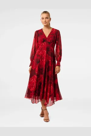 Forever New Sydney Printed Midi Dress38