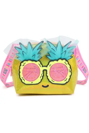 Billieblush Yellow Pineapple Character Cross-Body Bag With Logo StrapJeden