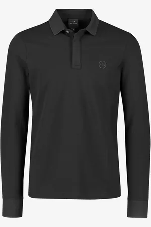 Armani Exchange Long Sleeve Polo ShirtS