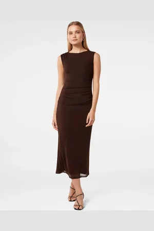 Forever New Ally Sleeveless Mesh Midi Dress42
