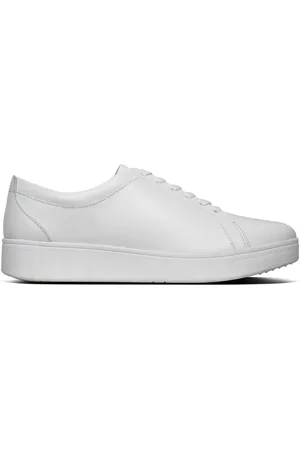 FitFlop Rally Leather White TrainersEU 39 (UK 6)
