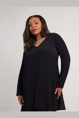 Live Unlimited London Curve Long Sleeve Split Front Tunic42