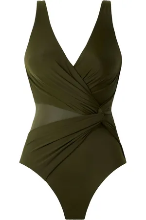 Miraclesuit Green Tummy Control Illusionists Circe Swimsuit42