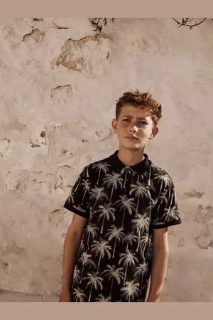 Next All-Over Print Short Sleeve 100% Cotton Polo Shirt (3-16yrs)11 lat (146 cm)