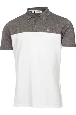 Calvin Klein Navy Blue Colourblock Polo ShirtM