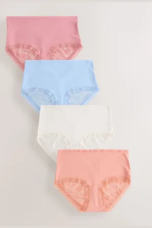 Next Full Brief Modal Ultimate Comfort Lace Knickers 4 PackEU 34 (UK 6)