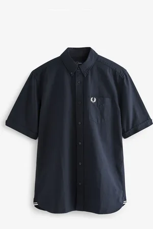 Fred Perry Short Sleeve 100% Cotton Oxford ShirtL