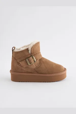 Next Suede Buckle Pull On BootsEU 34.5 (UK 2)