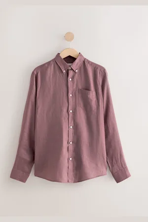 Next Signature 100% Linen Long Sleeve ShirtS