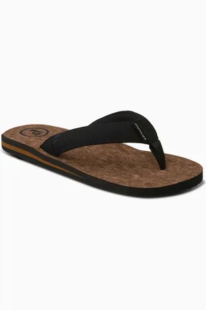 FoamLife Mens Mully Cork Flip FlopsEU 43 (UK 9)