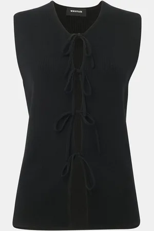 Whistles Tie Front Detail TankS
