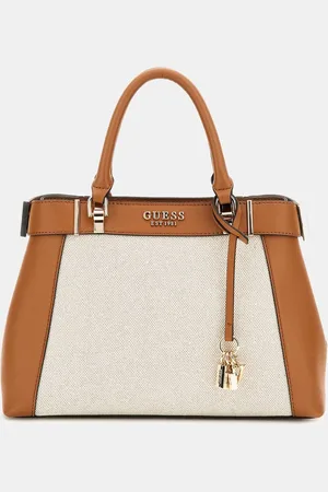 Guess Canvas Anadela Compartment Satchel BagJeden