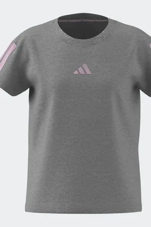 adidas 3 Stripe Essentials 100% Cotton T-Shirt158164 cm