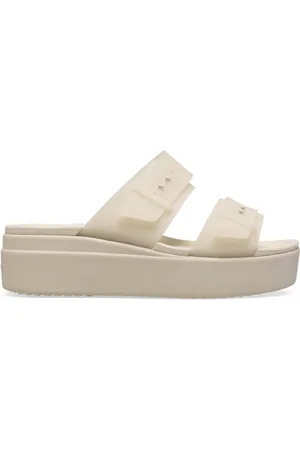 Crocs Brooklyn Buckle Low Wedge SandalsEU 37 (UK 4)