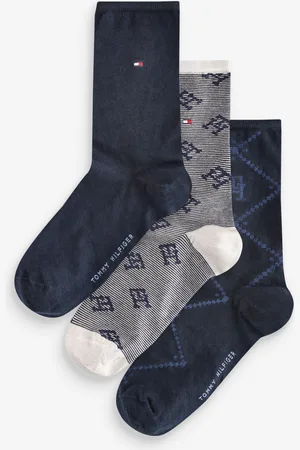 Tommy Hilfiger Womens Blue Socks 3 PackEU 35 (UK 2.5)