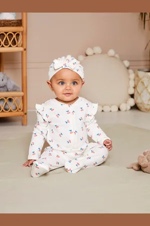 JoJo Maman Bébé Cherry Print TurbanNoworodek