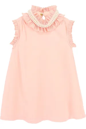 Angels Face Pink Aphrodite Pearl Collar Dress116122 cm