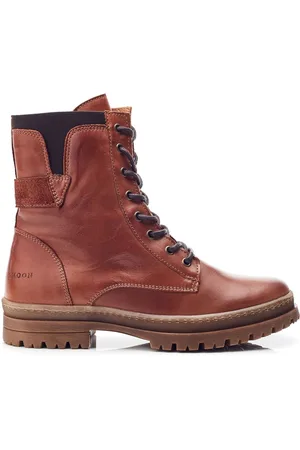 Moda In Pelle Odcombe Elastic Top Lace Up Biker BootsEU 38 (UK 5)