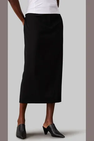 Calvin Klein Soft Crepe Midi Pencil Skirt42