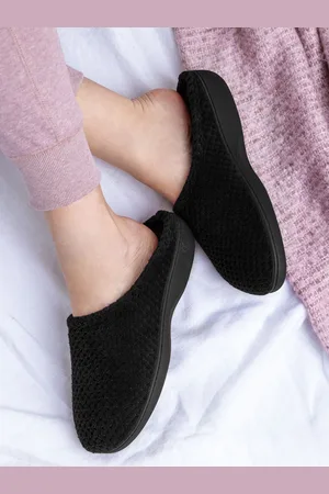 Totes Isotoner Popcorn Terry Mules SlippersEU 41 (UK 8)