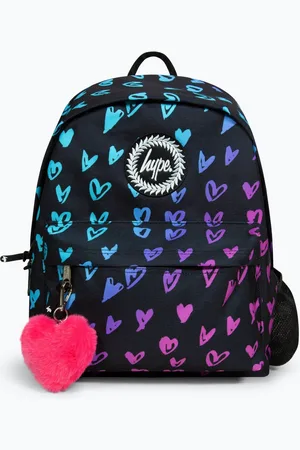 Hype . Scribble Hearts Pom Pom BackpackJeden