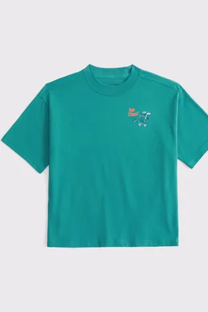 Abercrombie & Fitch Fun Cartoon Back Graphic T-Shirt166168 cm