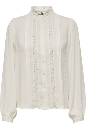 JDY Lace Detail Long Sleeve Shirt36