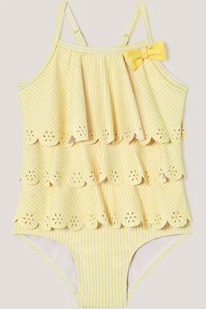 Monsoon Baby Tiered Frill Stripe Swimsuit98104 cm