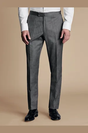 Charles Tyrwhitt Slim Fit Stripe Morning Suit: TrousersSZER.38 DŁ.34