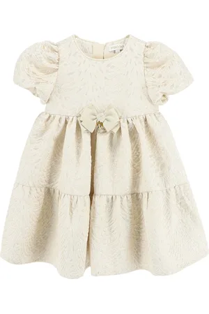 Angels Face Gold Jordan Deco Jacquard Tiered Dress3