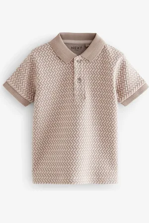 Next Koszulka polo z krótkim rękawem i fakturą (3 mies.
