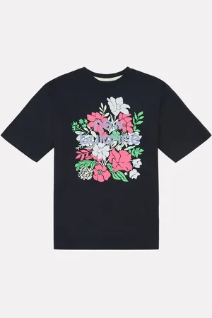 New Balance Kids Stacked Floral Graphic 100% Cotton T-Shirt152158 cm