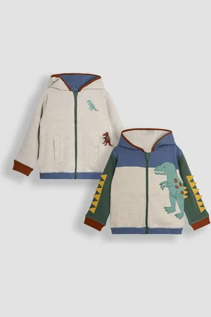 JoJo Maman Bébé Appliqué Reversible Hoodie8692 cm