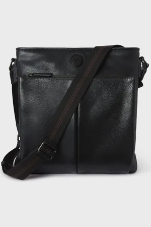 Osprey The Compass Leather Cross-Body Black BagJeden