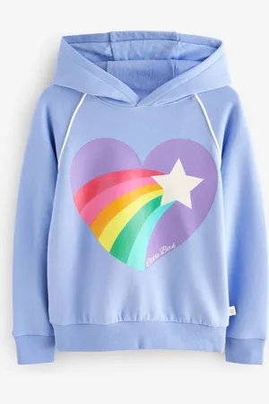 Little Bird 100% Cotton Rainbow Star Hoodie7