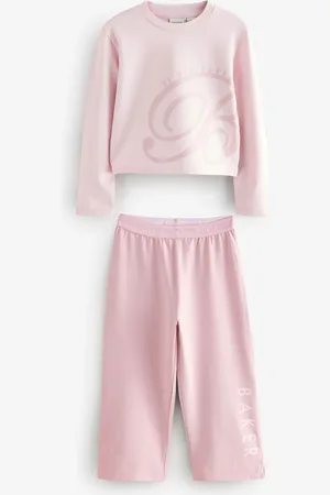 Ted Baker Pink Branded Wide Leg Pyjama Set7 lat (122 cm)