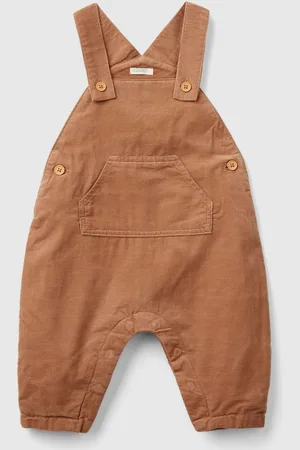 Benetton Brown Cord Dungaree9