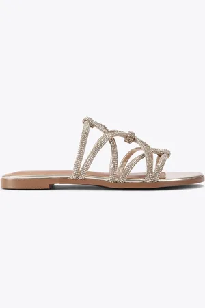 Kurt Geiger Gold Perla Sandalseu42
