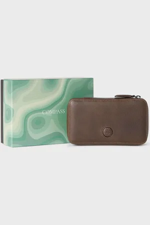 Osprey The Compass Leather Tech Pouch Brown WalletJeden