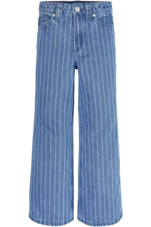 Tommy Hilfiger Wide Leg Stripe 100% Cotton Jeans8 lat (128 cm)